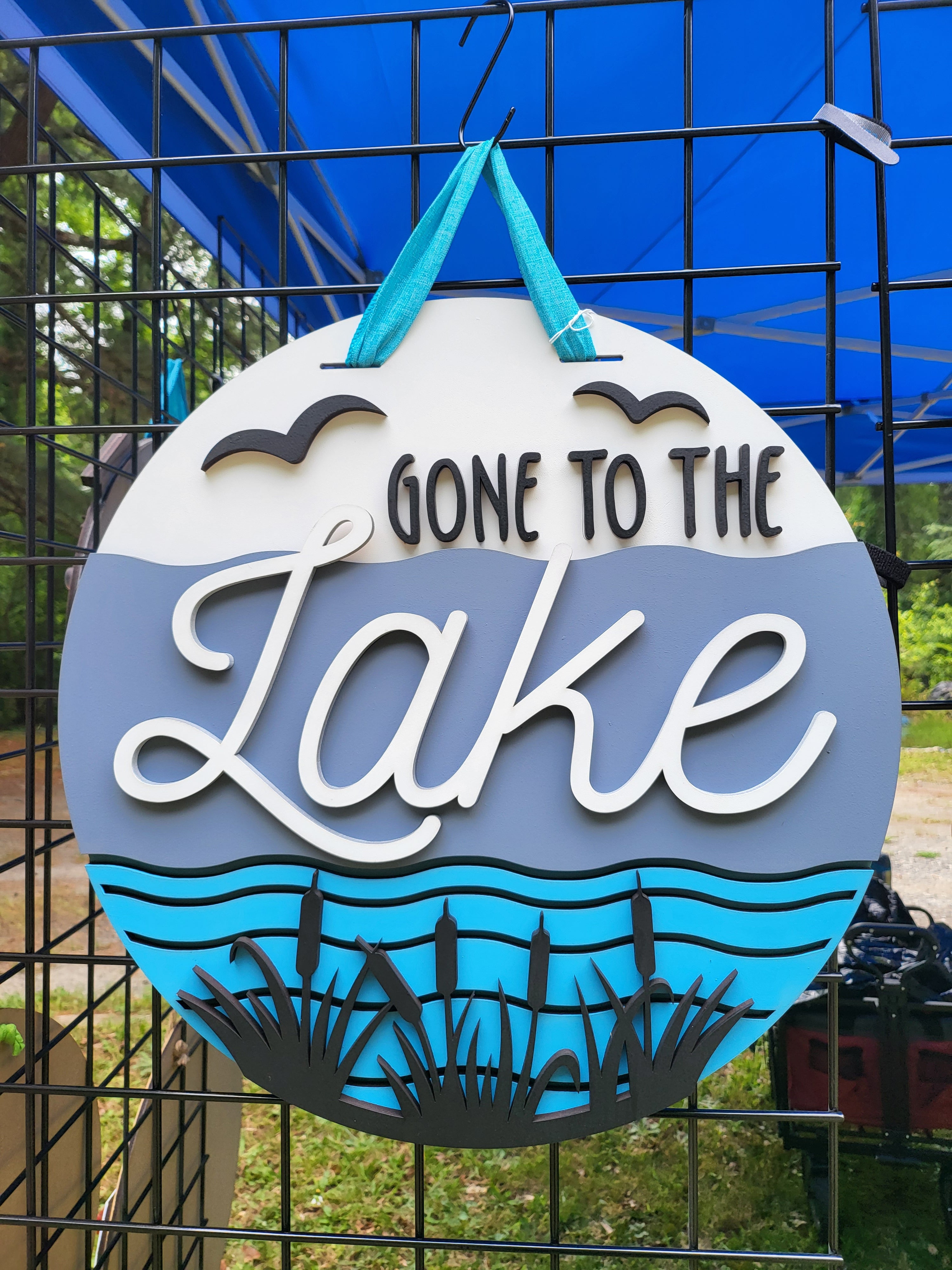 Gone To The Lake Door Hanger