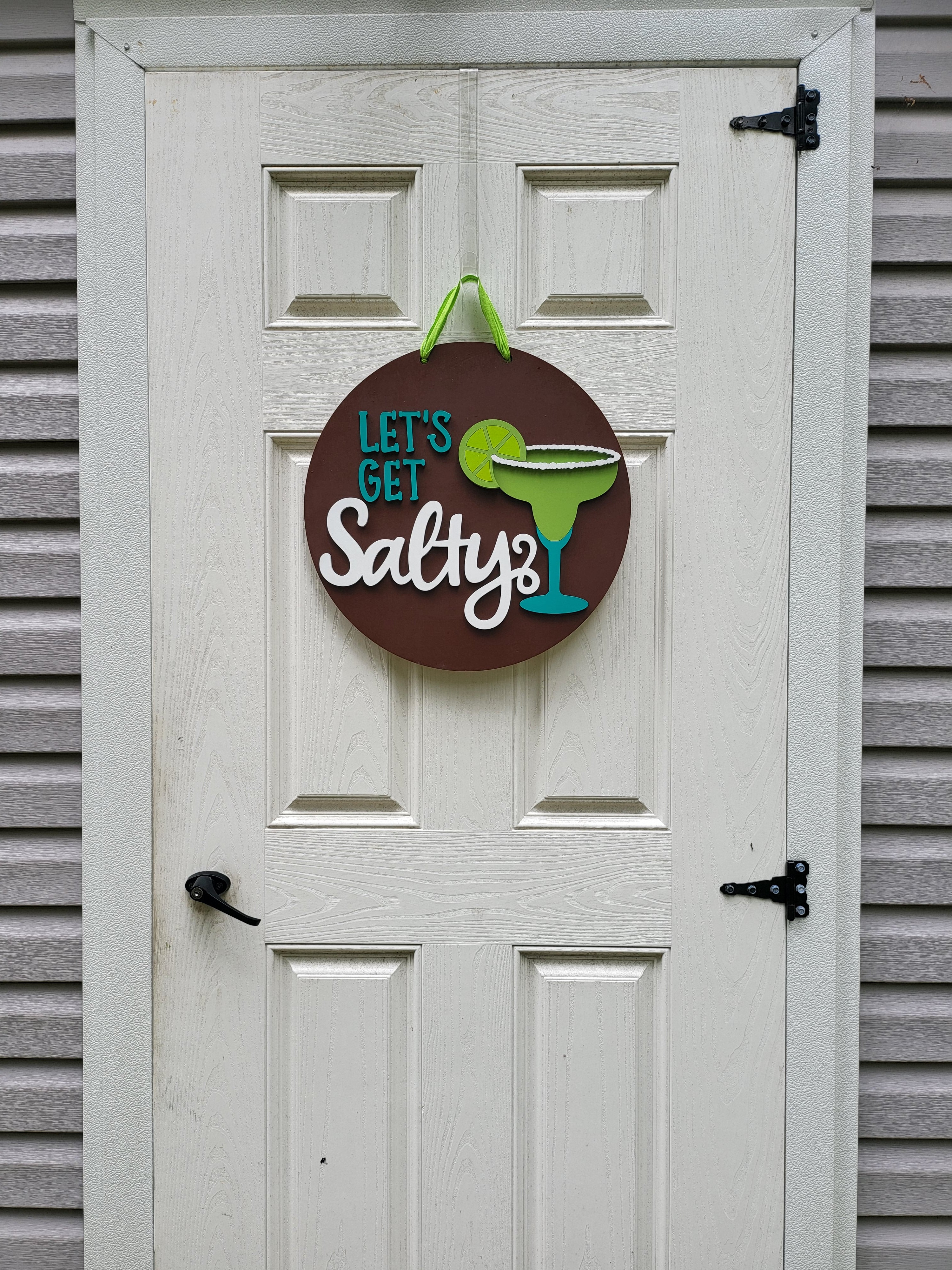 Lets Get Salty Door Hanger