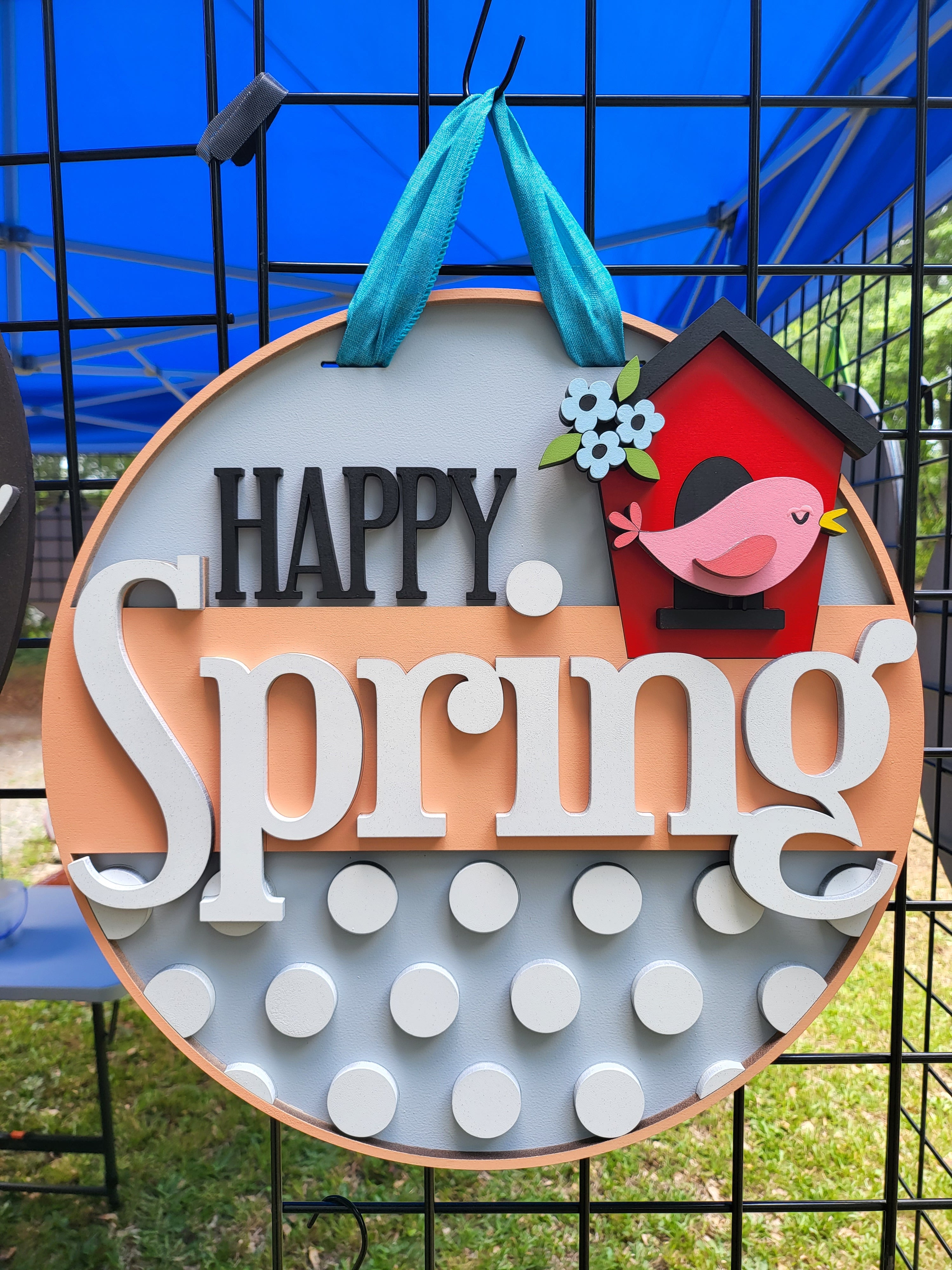 Happy Spring Door Hanger
