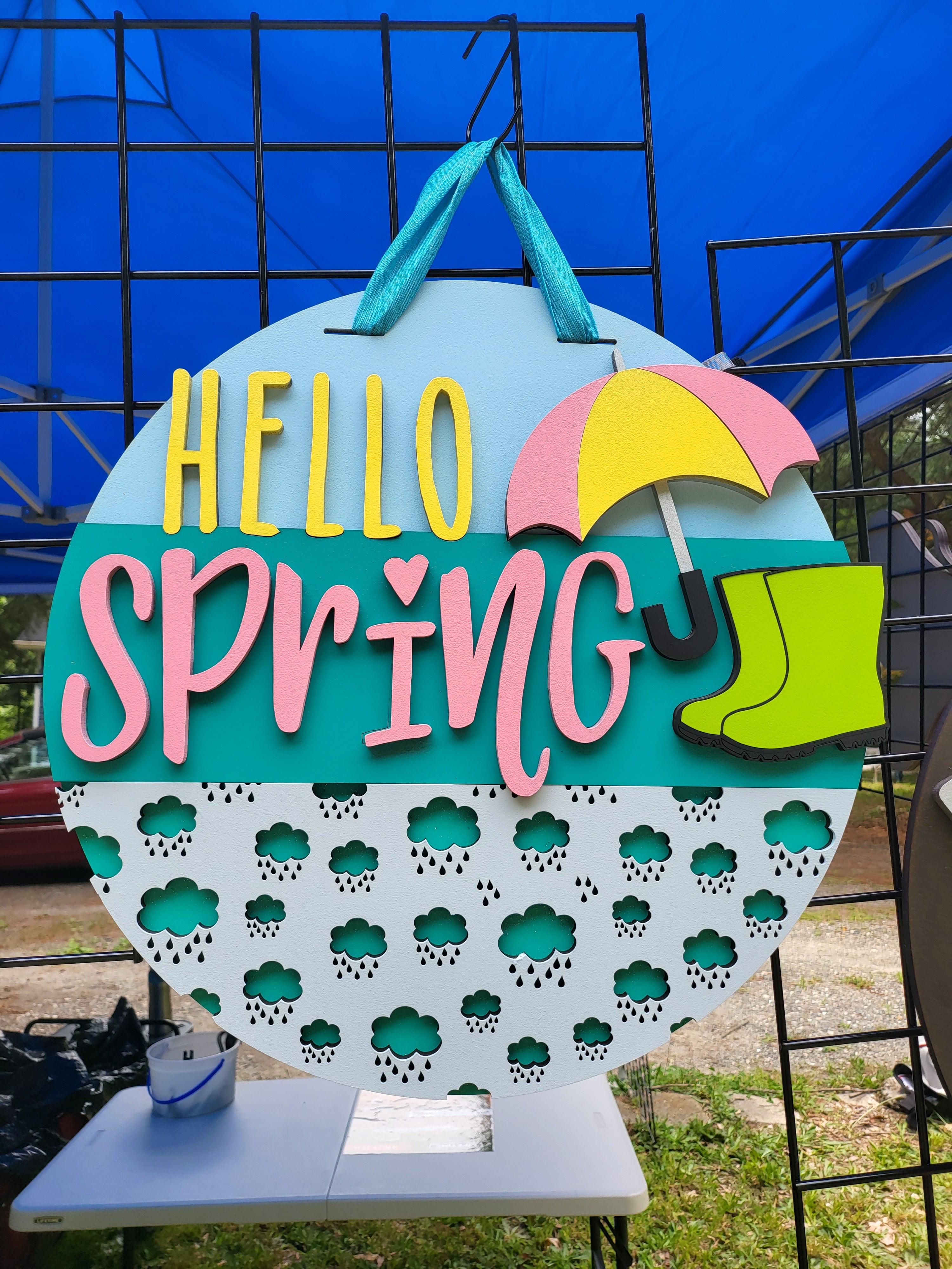 Hello Spring Door Hanger