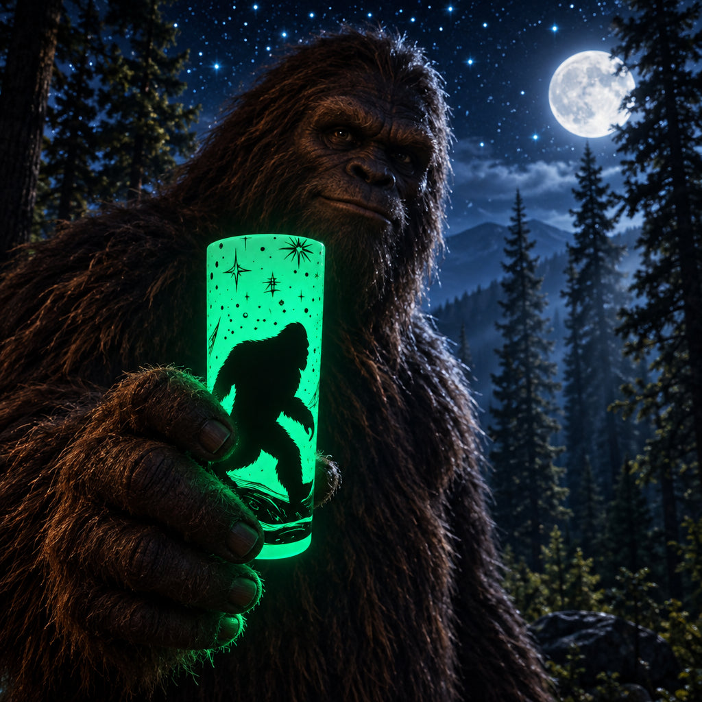 Bigfoot Glow In The Dark Tumbler