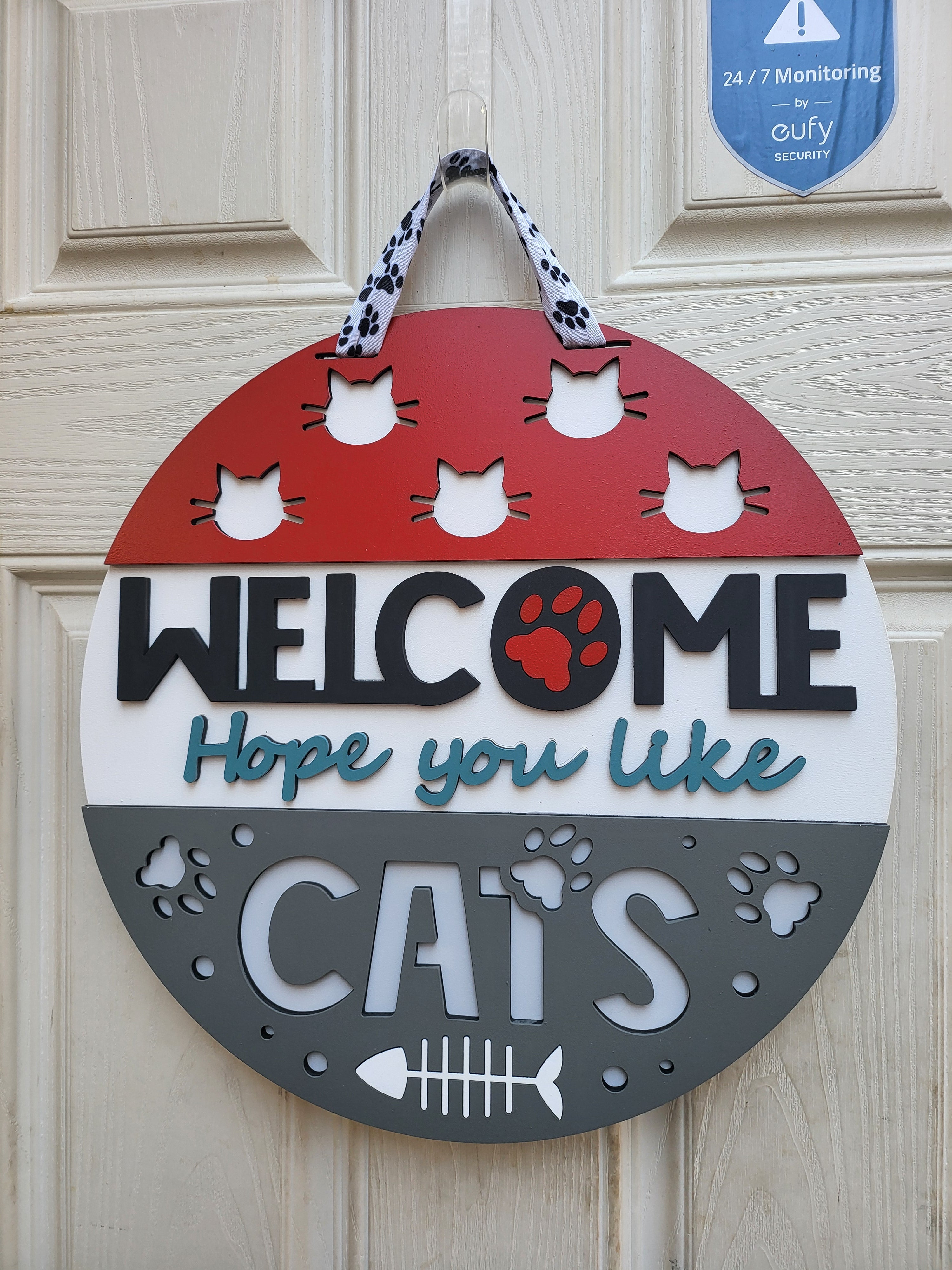 Hope You Like Cats Door Hanger