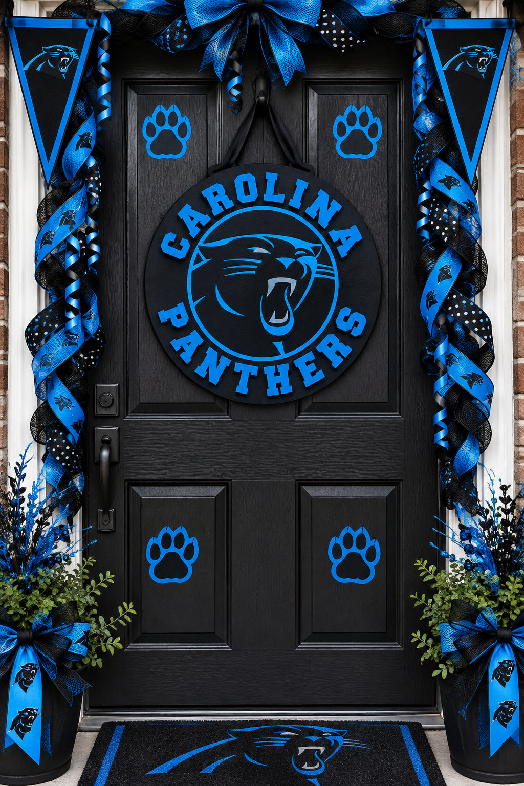 Carolina Panthers Door Hanger