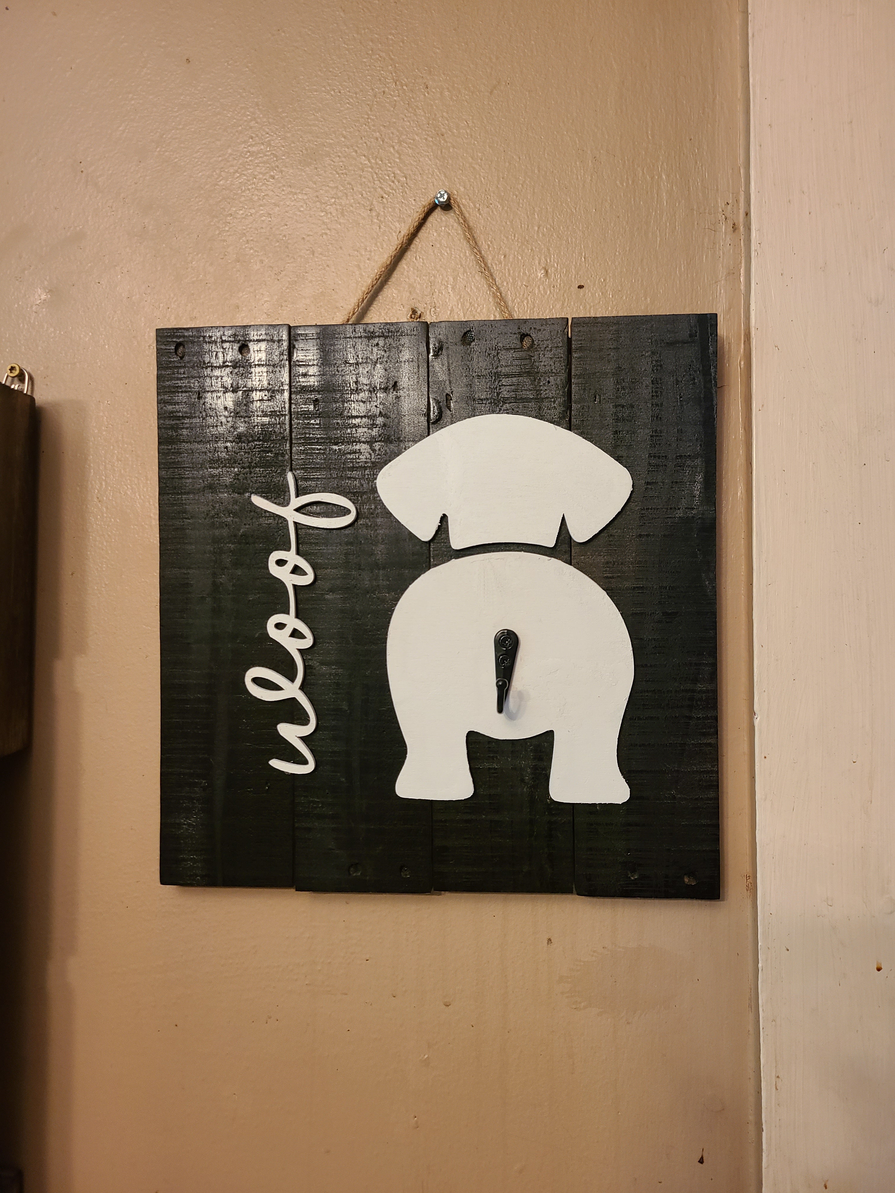 Custom Dog Leash Holder